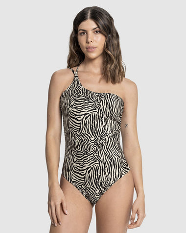 Vestido de baño entero de un solo hombro tecnología BIO-PET#color_845-estampado-piel-vino