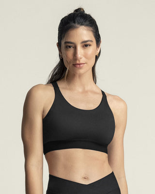 Brasier deportivo graduable en espalda#color_700-negro