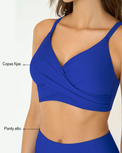 Bikini con panty tiro alto y top de buen cubrimiento#color_570-azul