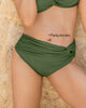 Bikini con panty de tiro alto tecnología BIO-PET tela acanalada#color_610-verde