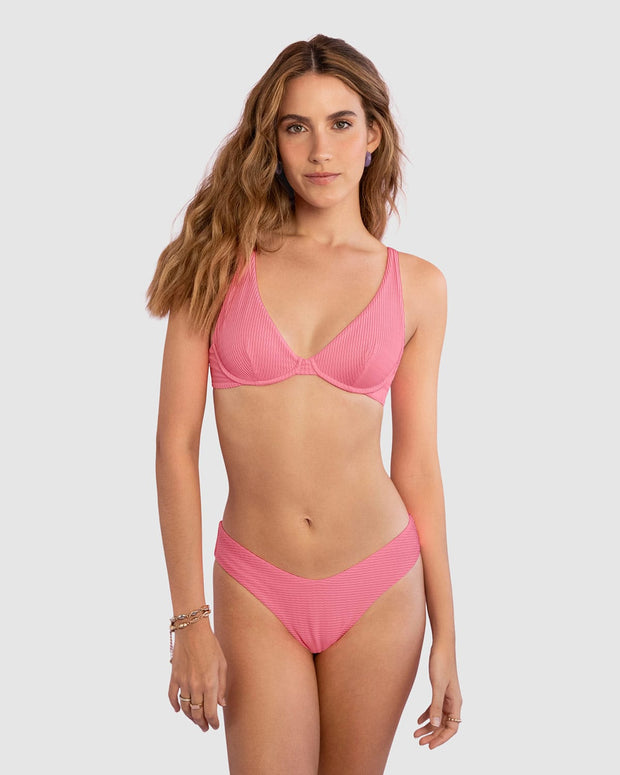 Bikini de escote profundo arco libre#color_376-rosado
