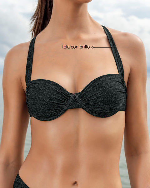 Bikini en tela con brillo#color_700-negro