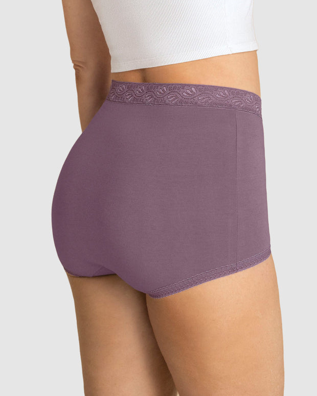 Paquete x 3 panties clásicos de ajuste y cubrimiento total