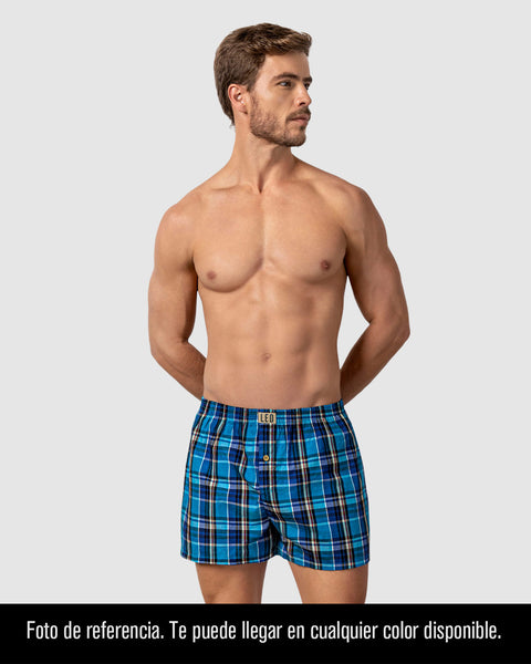 Paquete x 2 bóxers sueltos en algodón, te puede llegar en cualquier estampado disponible#color_998-col-surtido