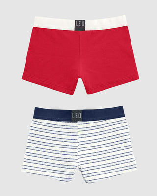 Bóxers cortos x2 niño#color_s06-rojo-marfil-estampado