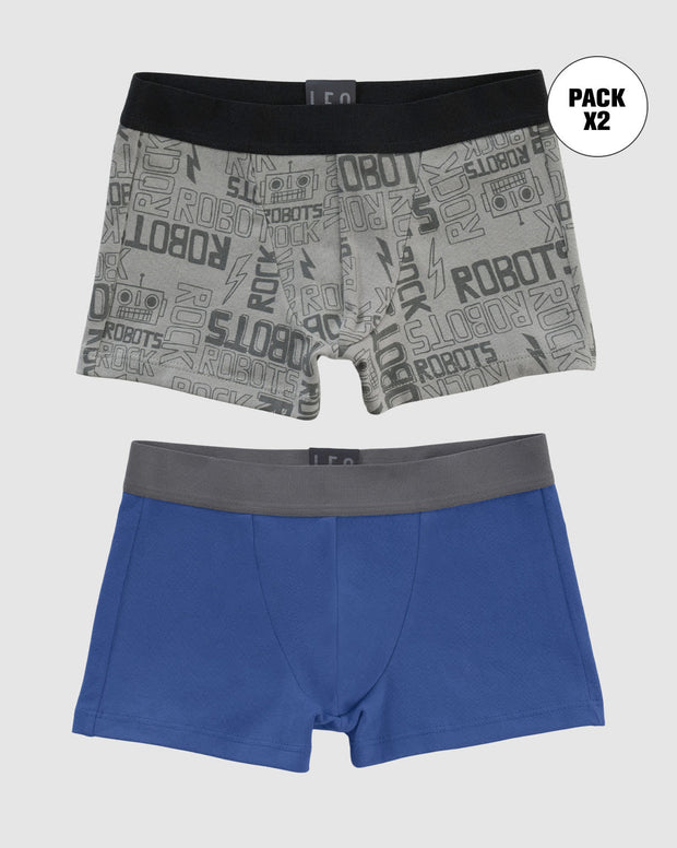 Bóxers cortos x2 niño