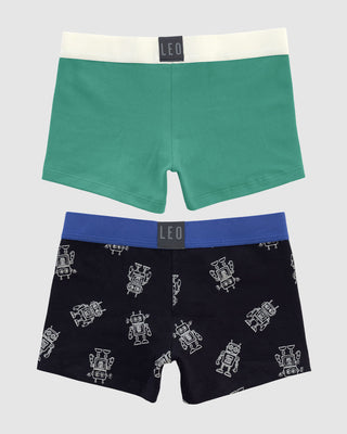 Bóxers cortos x2 niño#color_s08-verde-y-negro-estampado