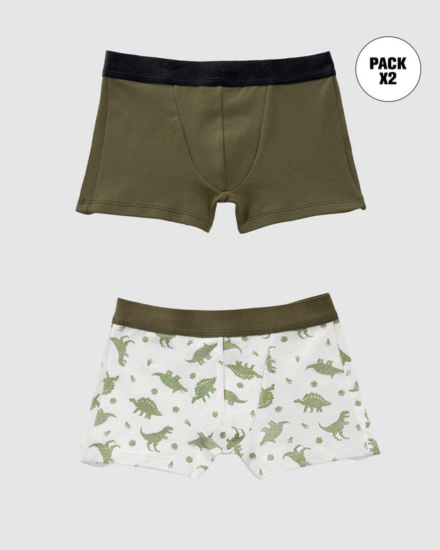 Bóxers cortos x2 niño