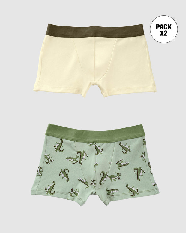 Bóxers cortos x2 niño