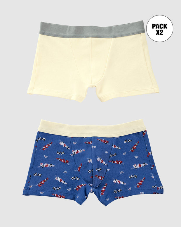Bóxers cortos x2 niño
