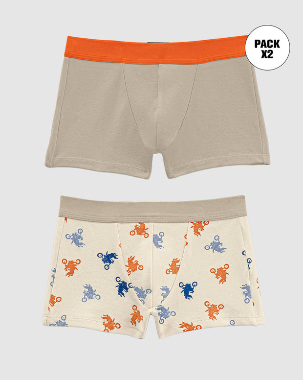 Bóxers cortos x2 niño