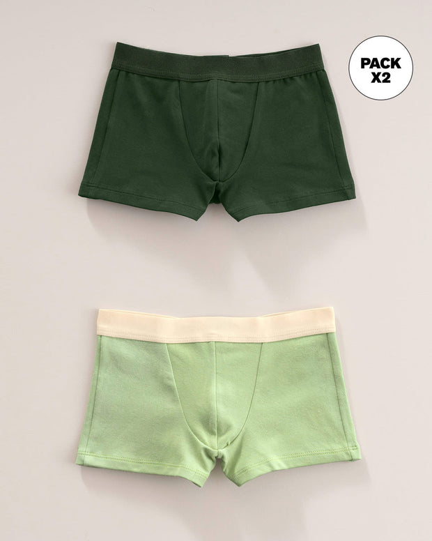 Bóxers cortos x2 niño