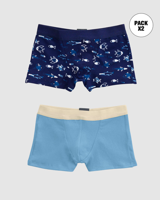 Bóxers cortos x2 niño