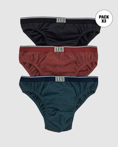 Paquete x3 calzoncillos clásicos en algodón#color_s26-negro-azul-rojo