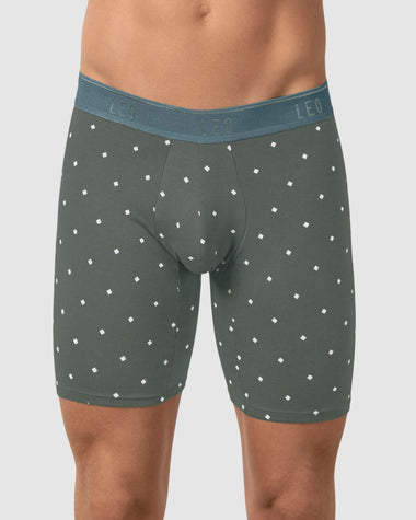 Paquete x2 bóxers largos ajustado con algodón#color_s79-negro-verde-estampado-puntos