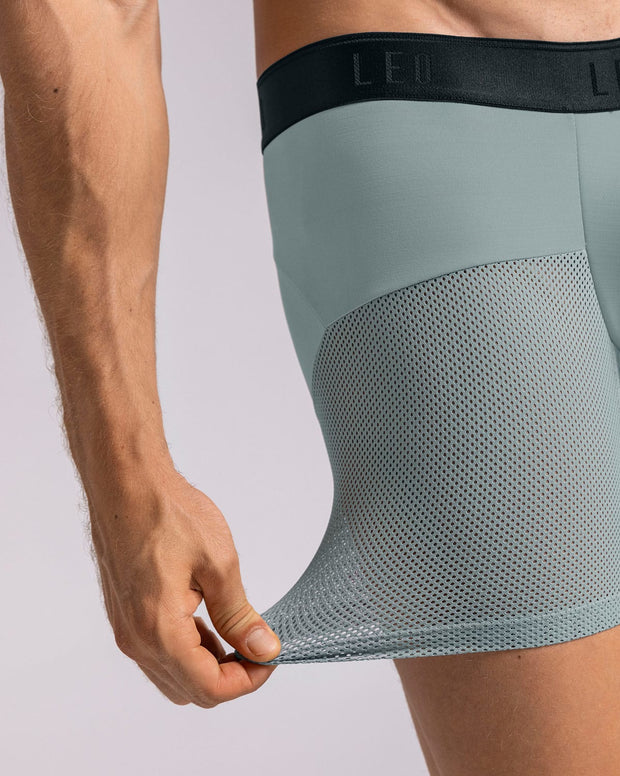 Paquete x4 bóxers medio de secado rápido con mallas transpirables en microfibra