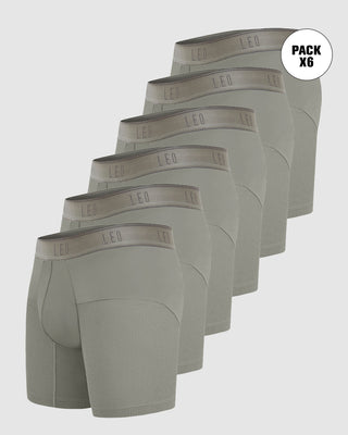 Paquete x 6 bóxers, secado rápido y mallas transpirables#color_198-verde-grisaceo
