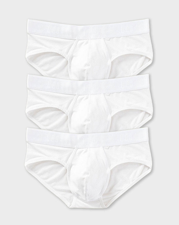 Paquete x3 bóxers brief de alta transpiración en microfibra ideal para uso diario