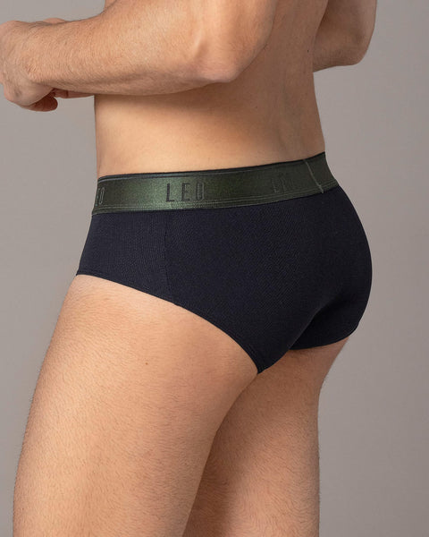 Paquete x 3 bóxers brief de alta transpiración en microfibra ideales para uso diario#color_496-fondo-negro