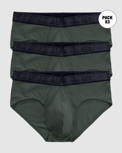 Paquete x 3 bóxers brief de alta transpiración en microfibra ideales para uso diario#color_715-fondo-gris-claro