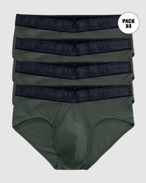 Paquete x 4 bóxers brief de alta transpiración en microfibra ideales para uso diario#color_715-fondo-gris-claro