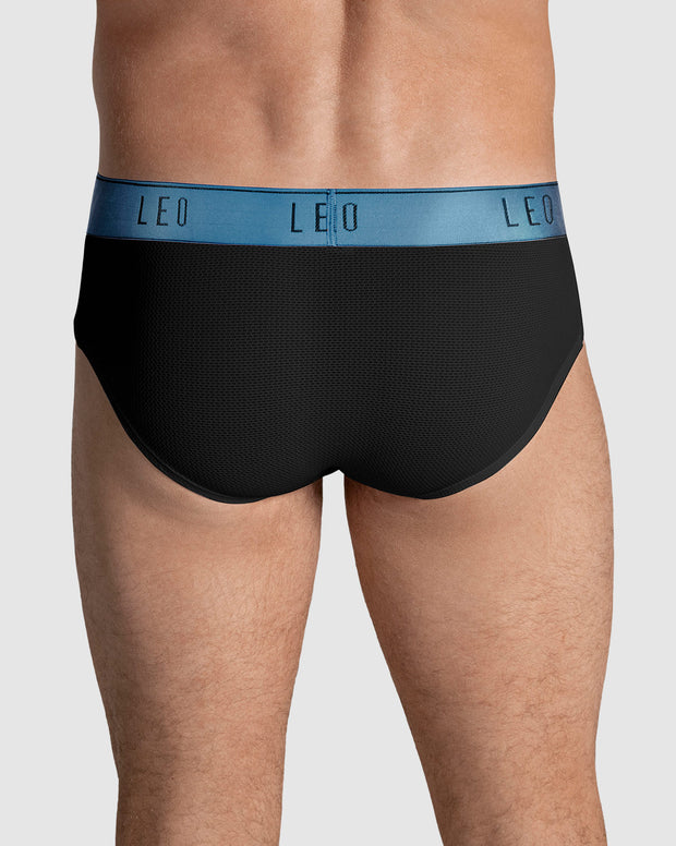 Paquete x 5 bóxers brief de alta transpiración en microfibra ideales para uso diario