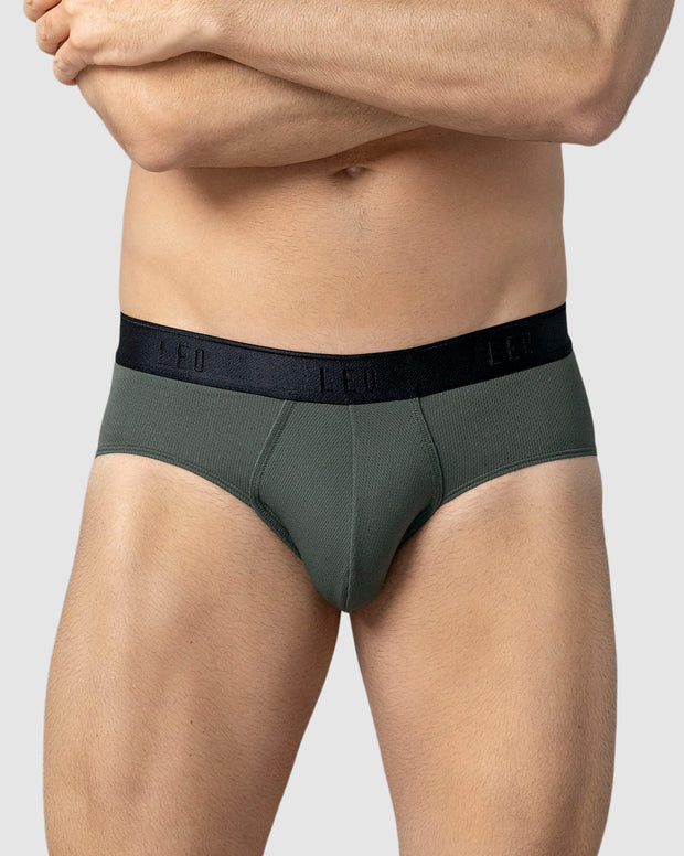 Paquete x 5 bóxers brief de alta transpiración en microfibra ideales para uso diario