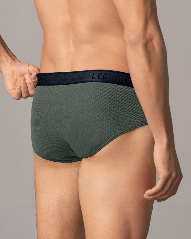 Paquete x 5 bóxers brief de alta transpiración en microfibra ideales para uso diario