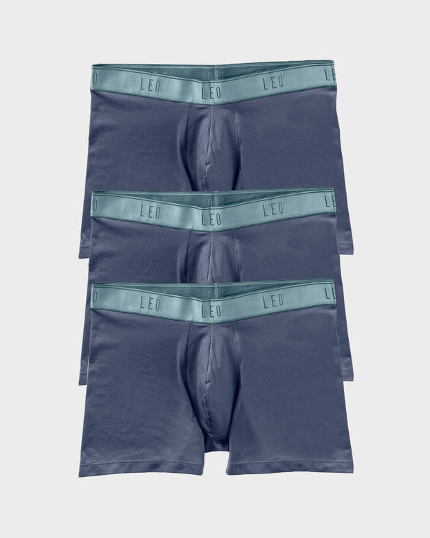 Paquete x3 bóxers medio diseño ergonómico ultrafresco y cómodo en microfibra