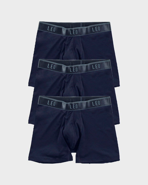 Paquete x3 bóxers medio diseño ergonómico ultrafresco y cómodo en microfibra
