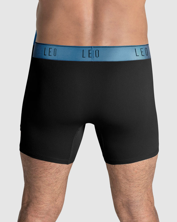 Paquete x 3 bóxers medios diseño ergonómico ultrafresco y cómodo en microfibra