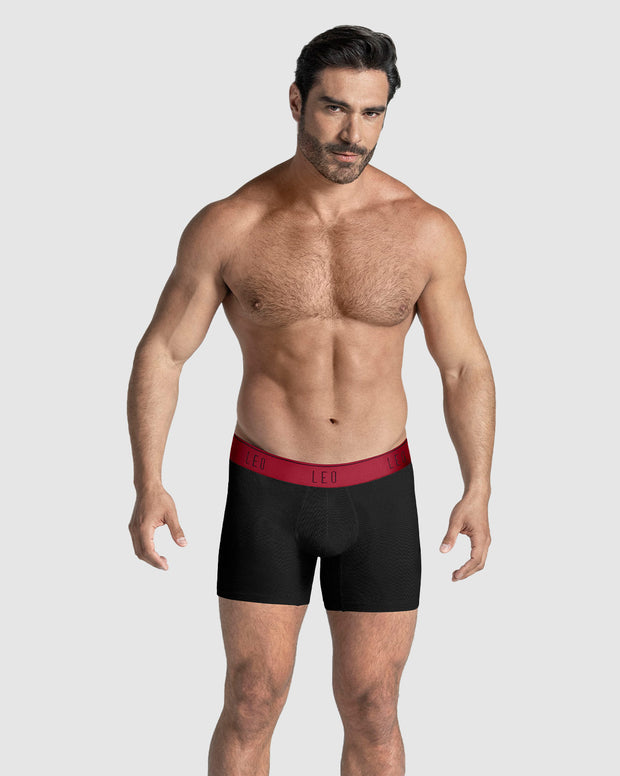 Paquete x 3 bóxers medios diseño ergonómico ultrafresco y cómodo en microfibra