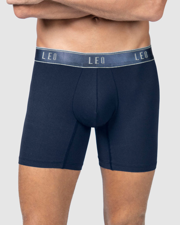 Paquete x 4 bóxers medio diseño ergonómico ultrafresco y cómodo en microfibra