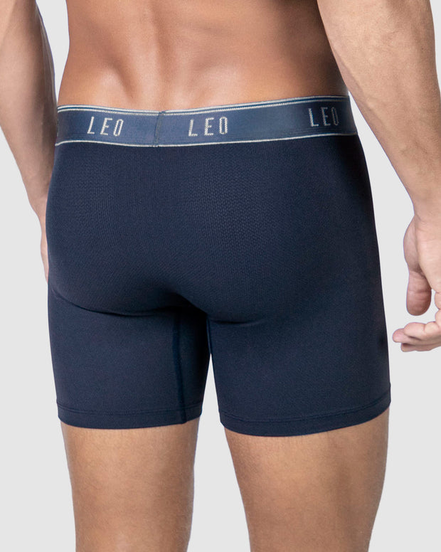 Paquete x 4 bóxers medio diseño ergonómico ultrafresco y cómodo en microfibra