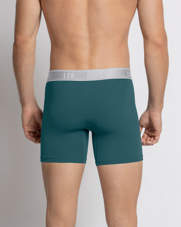 Paquete x 5 bóxers medio diseño ergonómico ultrafresco y cómodo en microfibra