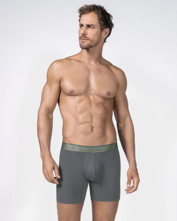 Paquete x 4 bóxers deportivos con bolsillo lateral en microfibra