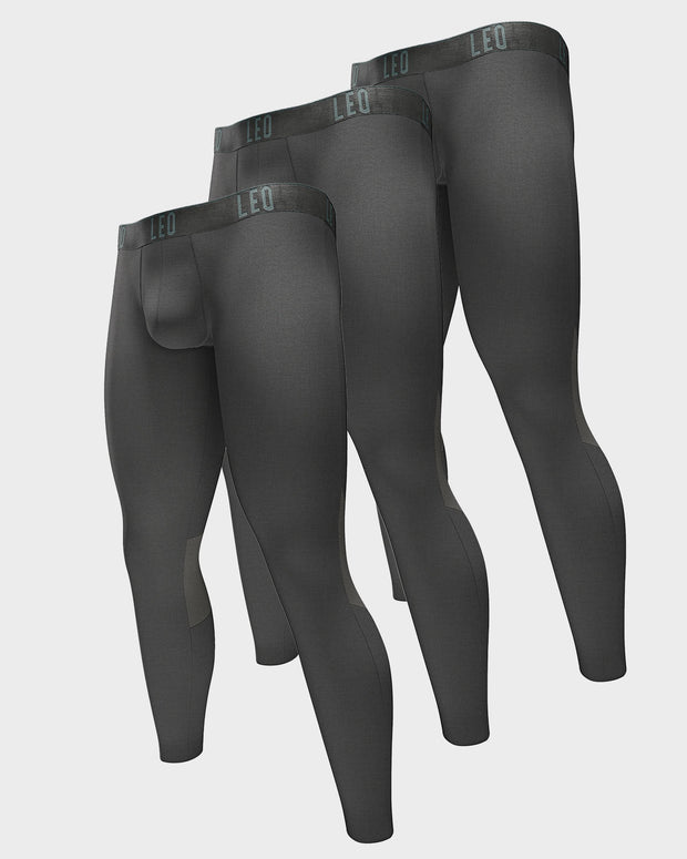 Paquete x3 licras deportivas en microfibra con mallas transpirables para hombre