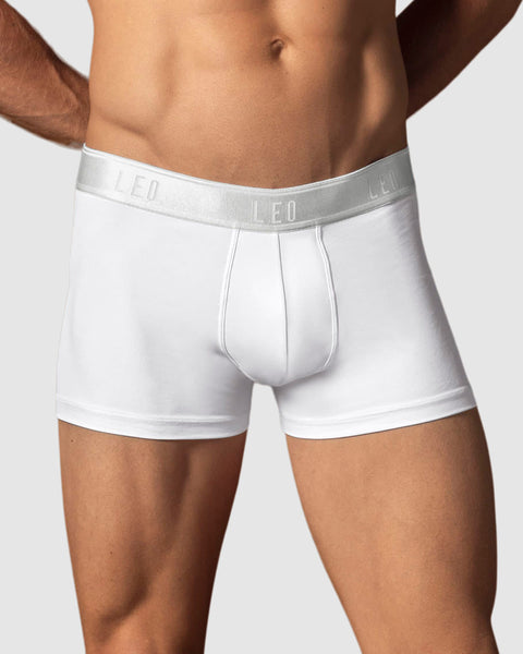 Paquete x 5 bóxers cortos con buen ajuste al cuerpo#color_000-blanco
