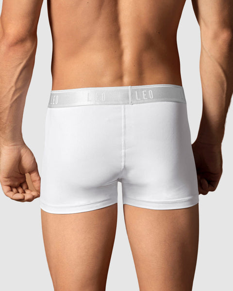 Paquete x 5 bóxers cortos con buen ajuste al cuerpo#color_000-blanco