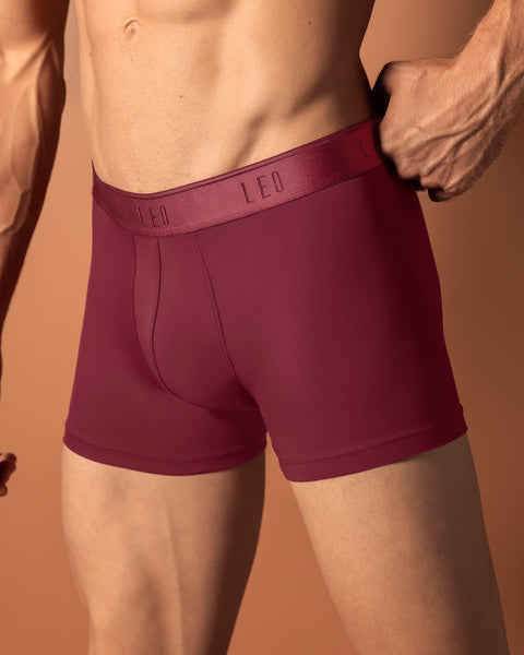 Paquete x 5 bóxers cortos con buen ajuste al cuerpo#color_174-rojo-oscuro