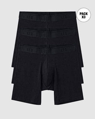 Paquete x 3 bóxers en algodón#color_700-negro
