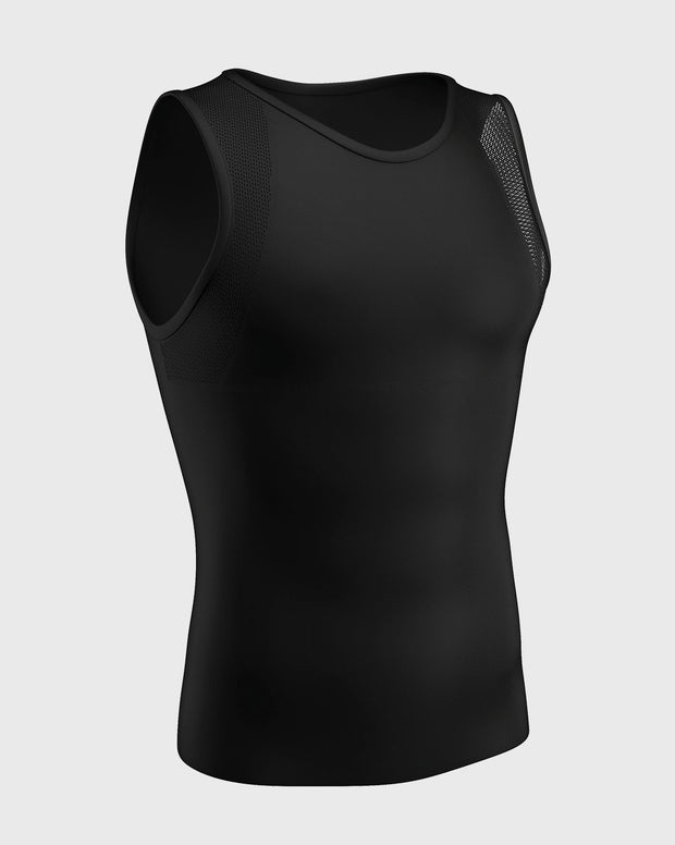 Camiseta manga sisa de compresión fuerte ideal para uso diario en algodón elástico
