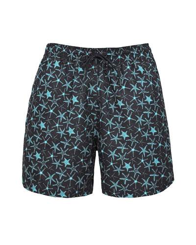 Pantaloneta de baño con malla interna y cintura ajustable#color_a12-estampado-estrella-de-mar-azul