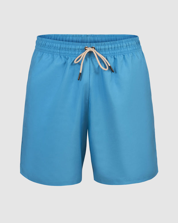 Pantaloneta de baño masculina con práctico bolsillo al lado derecho