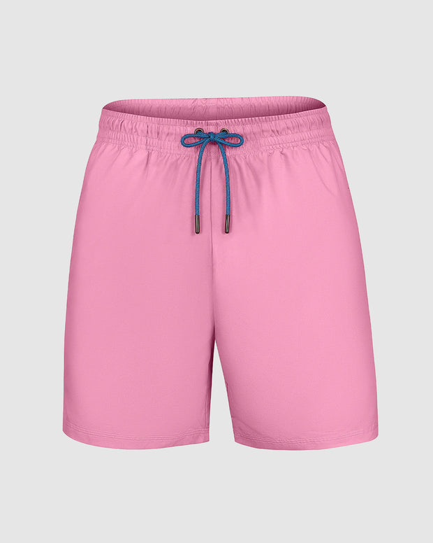 Pantaloneta de baño masculina con práctico bolsillo al lado derecho