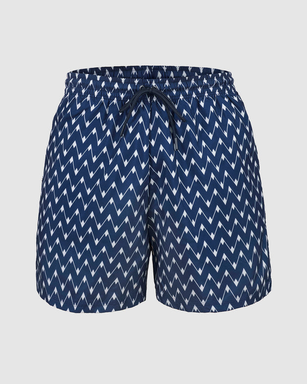 Pantaloneta de baño masculina con práctico bolsillo al lado derecho