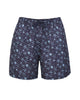 Pantaloneta de baño masculina con práctico bolsillo al lado derecho#color_a12-estampado-estrella-de-mar-azul