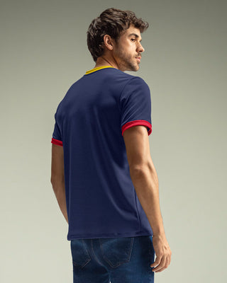 Camiseta deportiva masculina con tecnología de secado rápido#color_509-azul-oscuro