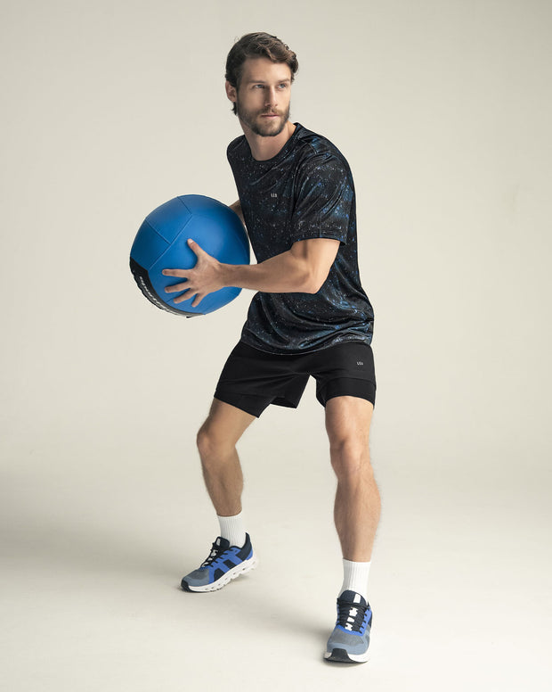 Camiseta deportiva masculina con tecnología de secado rápido