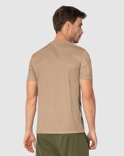 Camiseta deportiva masculina con tecnología de secado rápido#color_852-caqui